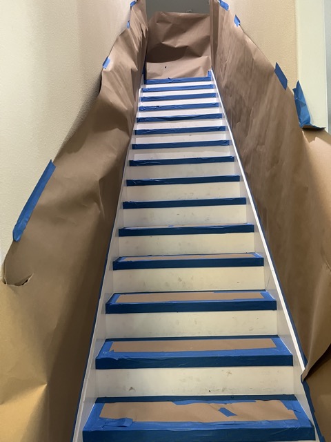 Before Stair Paint 