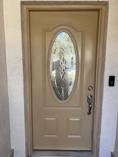 Front Door Re-paint Color Change