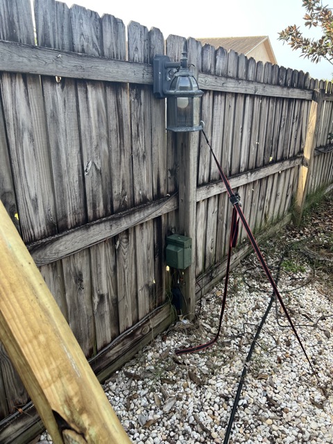 Fence Post Before